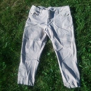 Soft cotton Capri khaki's